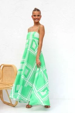 Bailey Dress GREEN -Mona Shop IMG 0984 78005.1677797064