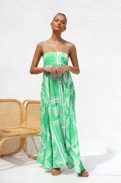 Bailey Dress GREEN -Mona Shop IMG 0998 78753.1677731246