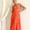 Mia Dress TANGERINE 1 Mia Dress TANGERINE -Mona Shop IMG 1529 73488.1676547634