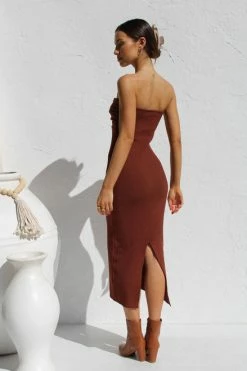 Zoe Dress TAN -Mona Shop IMG 1912 81889.1657078444