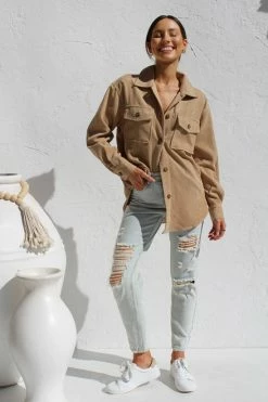 Mila Shacket CAMEL -Mona Shop IMG 2019 41639.1658127413