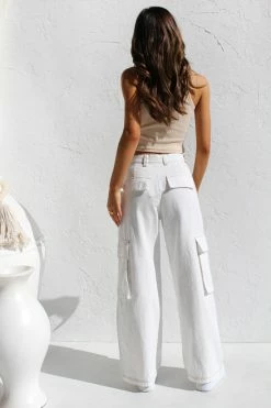Sara Pants WHITE -Mona Shop IMG 2195 12355.1658734856