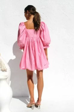 Phoebe Dress PINK 6 Phoebe Dress PINK -Mona Shop IMG 2959 87062.1661400325