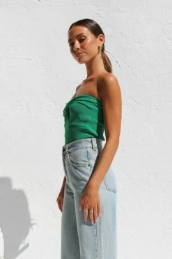 Brandi Top GREEN -Mona Shop IMG 3228 19488.1662605605