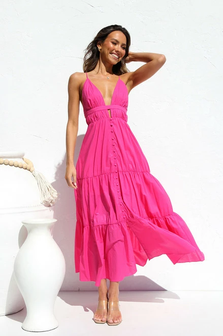Clara Dress FUCHSIA Clara Dress FUCHSIA -Mona Shop IMG 4375 07992.1661916608