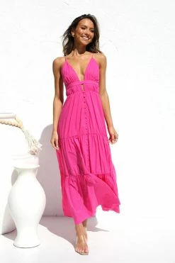 Clara Dress FUCHSIA 8 Clara Dress FUCHSIA -Mona Shop IMG 4377 14986.1661909528
