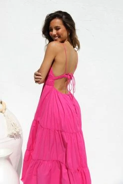 Clara Dress FUCHSIA 4 Clara Dress FUCHSIA -Mona Shop IMG 4401 61020.1661916610