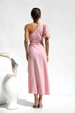 Ingrid Dress LIGHT PINK -Mona Shop IMG 4753 23591.1661841284