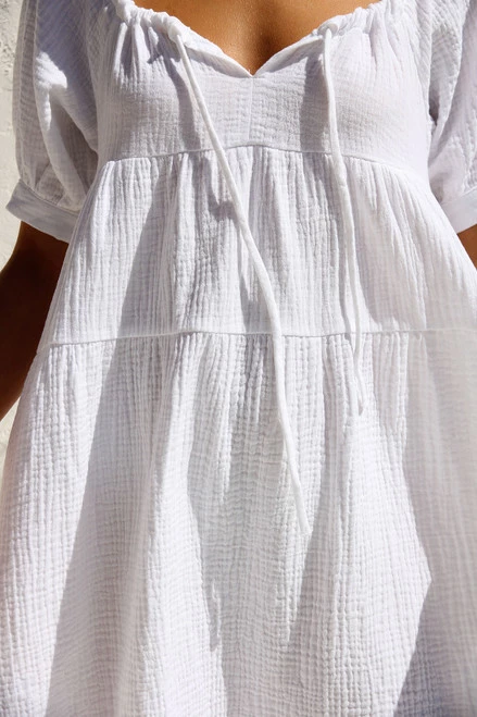 Renae Dress WHITE Renae Dress WHITE -Mona Shop IMG 5196 71043.1662436383