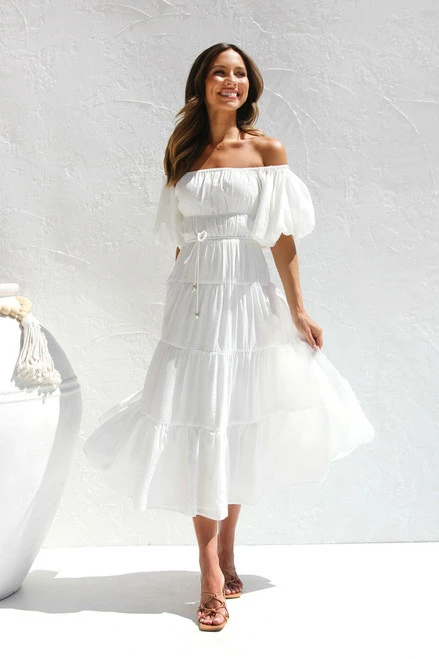 Monaco Dress WHITE Monaco Dress WHITE -Mona Shop IMG 5813 32093.1666924374