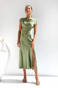 Elena Dress OLIVE