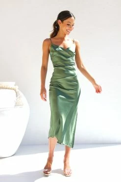 Mikayla Dress KHAKI 6 Mikayla Dress KHAKI -Mona Shop IMG 6014 37951.1663560730