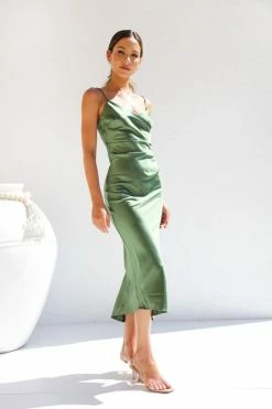 Mikayla Dress KHAKI 4 Mikayla Dress KHAKI -Mona Shop IMG 6022 68206.1663560635