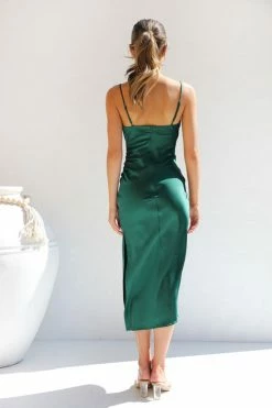 Mikayla Dress EMERALD -Mona Shop IMG 6076 38760.1663565575