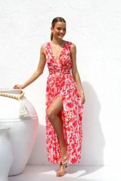 Kamilla Dress PINK MULTI 6 Kamilla Dress PINK MULTI -Mona Shop IMG 6455 34531.1668078175