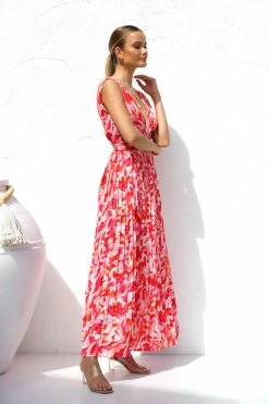 Kamilla Dress PINK MULTI 7 Kamilla Dress PINK MULTI -Mona Shop IMG 6479 47495.1668078227