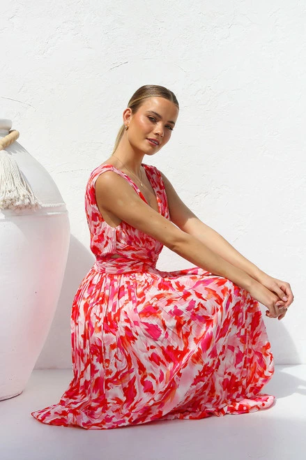 Kamilla Dress PINK MULTI Kamilla Dress PINK MULTI -Mona Shop IMG 6488 69008.1668078176