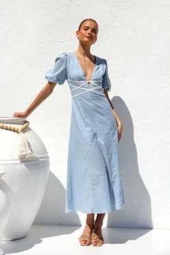 Kellie Dress BLUE 7 Kellie Dress BLUE -Mona Shop IMG 6533 77478.1668485069