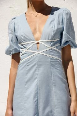 Kellie Dress BLUE 9 Kellie Dress BLUE -Mona Shop IMG 6553 54620.1668492853