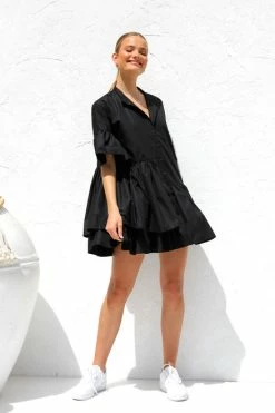 Jaxon Dress BLACK 8 Jaxon Dress BLACK -Mona Shop IMG 6654 00964.1668491725