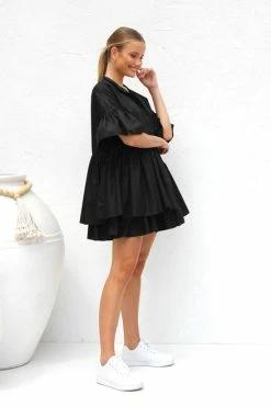 Jaxon Dress BLACK 5 Jaxon Dress BLACK -Mona Shop IMG 6669 01708.1668491748