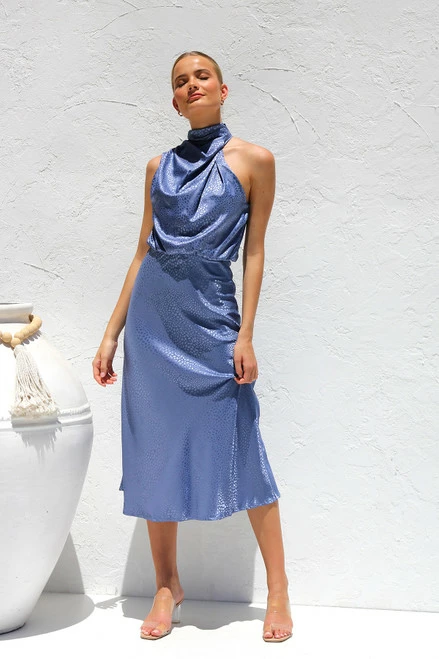 Tamika Dress BLUE LEOPARD Tamika Dress BLUE LEOPARD -Mona Shop IMG 7041 92553.1673955283