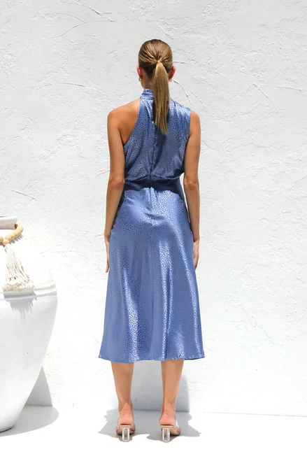 Tamika Dress BLUE LEOPARD Tamika Dress BLUE LEOPARD -Mona Shop IMG 7059 62852.1673955271