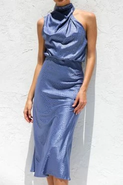 Tamika Dress BLUE LEOPARD 4 Tamika Dress BLUE LEOPARD -Mona Shop IMG 7067 78310.1673955303