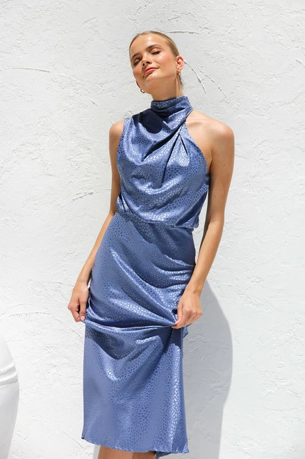 Tamika Dress BLUE LEOPARD Tamika Dress BLUE LEOPARD -Mona Shop IMG 7075 71305.1673955294