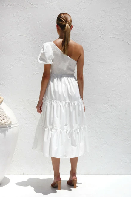 Alexandra Dress WHITE Alexandra Dress WHITE -Mona Shop IMG 7359 19172.1668078963