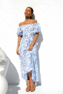 Irisa Dress BLUE -Mona Shop IMG 7428 49966.1670391642