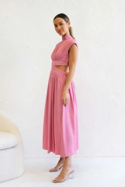 Terah Dress PINK 6 Terah Dress PINK -Mona Shop IMG 7800 23702.1669718247