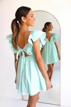 Cecile Dress MINT -Mona Shop IMG 7867 49346.1670473622