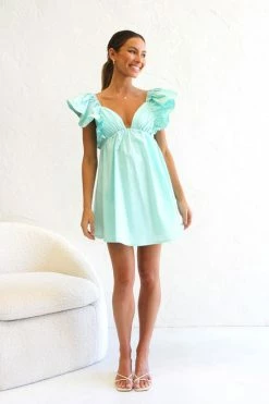 Cecile Dress MINT -Mona Shop IMG 7876 70167.1670473595