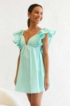 Cecile Dress MINT -Mona Shop IMG 7882 13939.1670473624