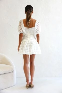 Cassidy Mini Dress WHITE 8 Cassidy Mini Dress WHITE -Mona Shop IMG 7899 94775.1668492972