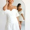Cassidy Mini Dress WHITE 1 Cassidy Mini Dress WHITE -Mona Shop IMG 7912 06328.1668492959