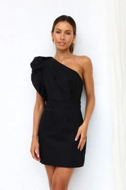 Hillary Dress BLACK -Mona Shop IMG 9195 26283.1673490402