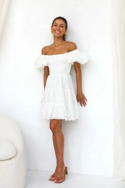 Selina Dress WHITE 6 Selina Dress WHITE -Mona Shop IMG 9198 76193.1673491317