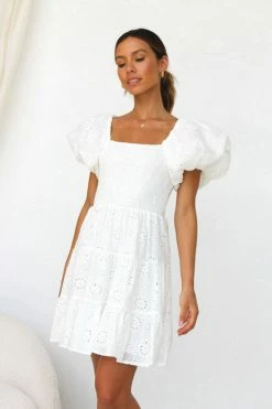 Selina Dress WHITE 4 Selina Dress WHITE -Mona Shop IMG 9216 66342.1673491571