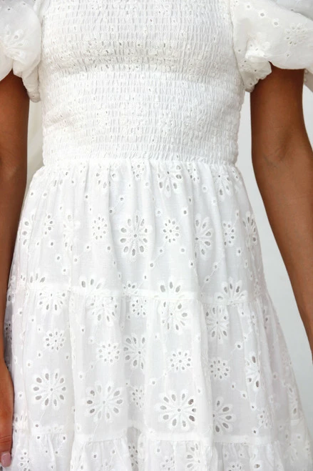 Selina Dress WHITE Selina Dress WHITE -Mona Shop IMG 9233 93330.1673491318