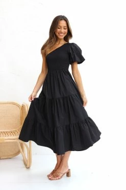 Alexandra Dress BLACK -Mona Shop IMG 9477 03330.1674130565