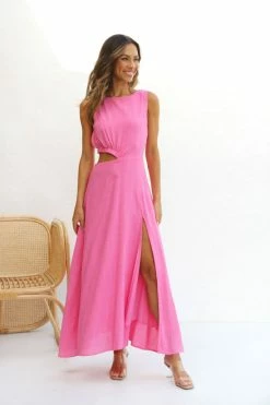 Antonette Dress PINK 7 Antonette Dress PINK -Mona Shop IMG 9608 19802.1675909893