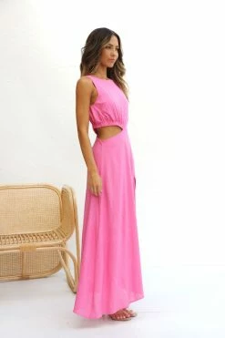 Antonette Dress PINK 5 Antonette Dress PINK -Mona Shop IMG 9622 75584.1675921233