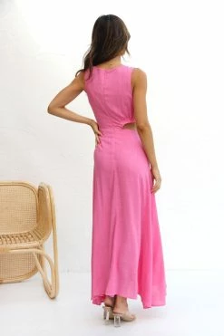 Antonette Dress PINK 8 Antonette Dress PINK -Mona Shop IMG 9630 01656.1675909893
