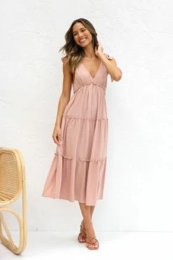 Fiona Dress DUSTY ROSE -Mona Shop IMG 9964 81888.1674130395