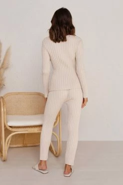 Allis Knit Pants BEIGE -Mona Shop L4A0210 79193.1597884481