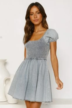 Angelina Dress DENIM -Mona Shop L4A0251 1 38769.1646884728