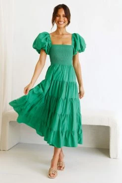 Zaina Dress GREEN