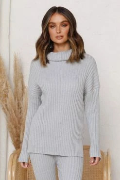 Wittner Knit Top GREY -Mona Shop L4A0624 1 00822.1596089666